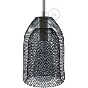 Creative Cables Abat-jour Cage Cloche Fantôme En Métal pas cher