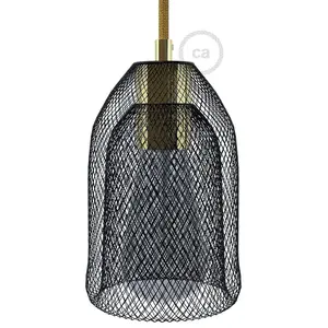 Creative Cables Abat-jour Cage En Métal Avec Cloche Fantôme pas cher