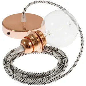 Creative Cables Lampe Suspendue Pendel Pour Abat-jour Rt14 3d Diy 1 M pas cher
