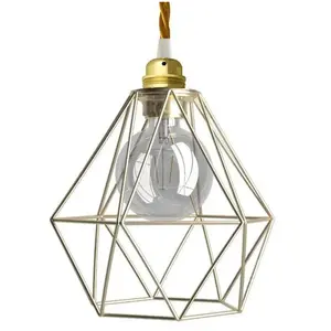 Creative Cables Lampe Suspendue Textile Diamond 1 M pas cher