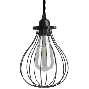 Creative Cables Lampe Suspendue Textile Drop 1.2 M pas cher