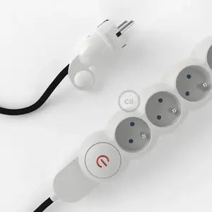 Creative Cables Multiprise Câble En Rayonne Rm04 M1f4b01rm04 1 M pas cher