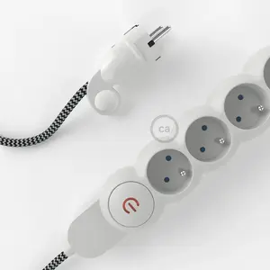 Creative Cables Multiprise Câble En Rayonne Rz04 M1f4b10 10 M pas cher