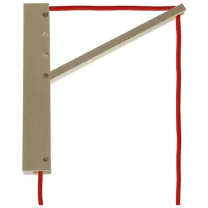 creative cables Pinocchio, support mural réglable en bois pour lampes à suspension - NeutreVendu parcdiscount
