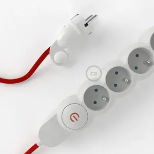Creative Cables Multiprise Câble En Rayonne M1f4b05rm09 Rm09 5 M pas cher