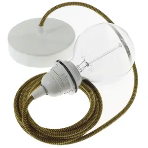 Creative Cables Lampe Suspendue Pendel Pour Abat-jour Rz27 Zigzag 1 M pas cher