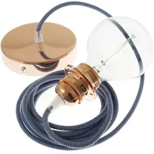 Creative Cables Lampe Suspendue Pendel Pour Abat-jour Rz25 Zigzag Diy 50 Cm pas cher