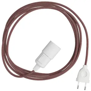 Creative Cables Suspension Snake Zig-zag Avec Cordon En Toile. Effet Zigzag Et Prise à Deux Broches 5 M pas cher