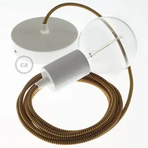 Creative Cables Lampe Suspendue Pendel Rz23 Zigzag 50 Cm pas cher