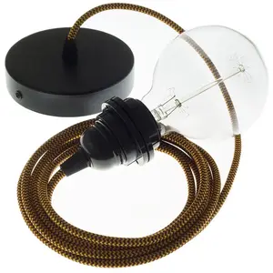 Creative Cables Lampe Suspendue Pendel Pour Abat-jour Rz23 Zigzag 1 M