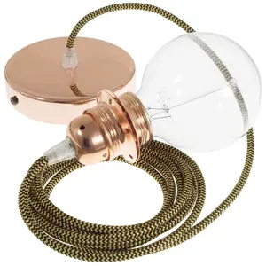 Creative Cables Lampe Suspendue Pendel Pour Abat-jour Rz24 Zigzag 50 Cm pas cher