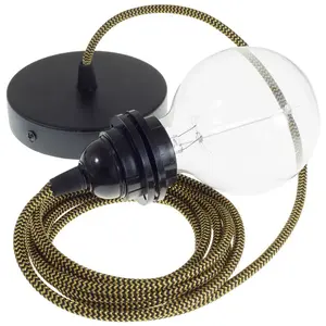 Creative Cables Lampe Suspendue Pendel Pour Abat-jour Rz24 Zigzag 1 M pas cher