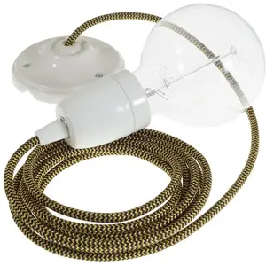 Creative Cables Lampe Suspendue Pendel Rz24 Zigzag 50 Cm pas cher