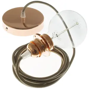 Creative Cables Lampe Suspendue Pendel Pour Abat-jour Rm27 50 Cm pas cher