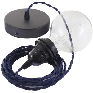 Creative Cables Lampe Suspendue Pendel Pour Abat-jour Tm20 1 M pas cher