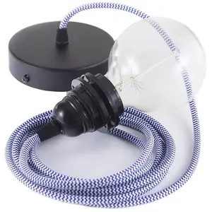 Creative Cables Lampe Suspendue Pendel Pour Abat-jour Rz12 Zigzag 1 MVendu parbricoinn
