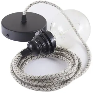 Creative Cables Lampe Suspendue Pendel Pour Abat-jour Rd64 Lozenge 1 M pas cher