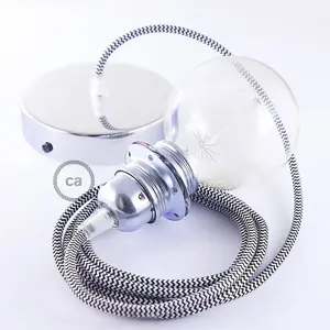 Creative Cables Lampe Suspendue Pendel Pour Abat-jour Rz04 Zigzag Diy 2 M