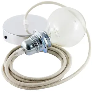 Creative Cables Lampe Suspendue Pendel Pour Abat-jour Rc43 Diy 2 M pas cher