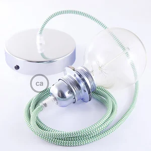 Creative Cables Lampe Suspendue Pendel Pour Abat-jour Rz06 Zigzag 50 Cm pas cher