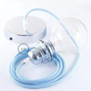 Creative Cables Lampe Suspendue Pendel Pour Abat-jour Rz11 Zigzag 50 Cm pas cher