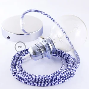 Creative Cables Lampe Suspendue Pendel Pour Abat-jour Rz12 Zigzag 50 Cm pas cher