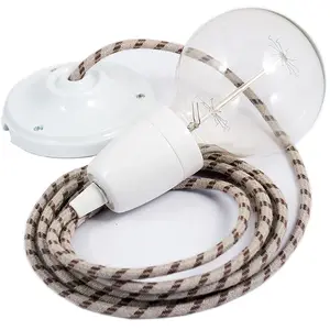 Creative Cables Lampe Suspendue Pendel Rd53 Stripes 2 M pas cher