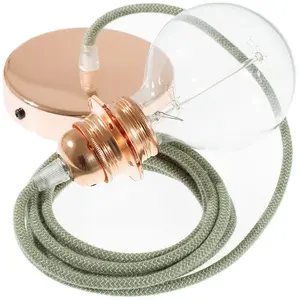 Creative Cables Lampe Suspendue Pendel Pour Abat-jour Rd72 Zigzag 1 M pas cher