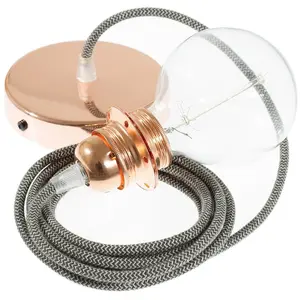 Creative Cables Lampe Suspendue Pendel Pour Abat-jour Rd74 Zigzag 50 Cm pas cher