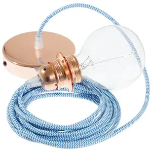 Creative Cables Lampe Suspendue Pendel Pour Abat-jour Rz11 Zigzag Diy 50 Cm pas cher