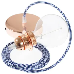 Creative Cables Lampe Suspendue Pendel Pour Abat-jour Rz12 Zigzag Diy 2 M pas cher