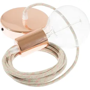 Creative Cables Lampe Suspendue Pendel Rd51 Stripes 2 M pas cher