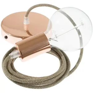Creative Cables Lampe Suspendue Pendel Rd73 Zigzag 50 Cm pas cher
