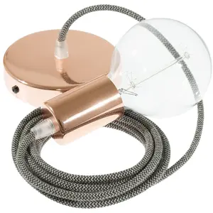 Creative Cables Lampe Suspendue Pendel Rd74 Zigzag 2 M pas cher