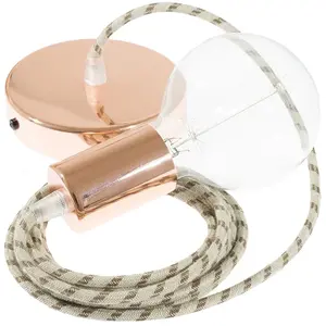 Creative Cables Lampe Suspendue Pendel Rd53 Stripes 1 M DiyVendu parbricoinn