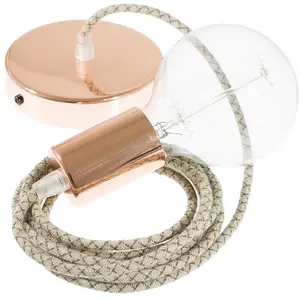 Creative Cables Lampe Suspendue Pendel Rd63 Lozenge 1 M Diy pas cher