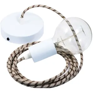 Creative Cables Lampe Suspendue Pendel Rd53 Stripes 2 M pas cher