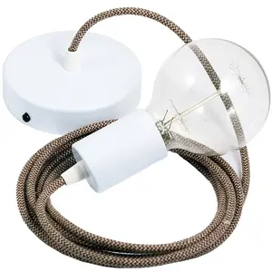 Creative Cables Lampe Suspendue Pendel Rd73 Zigzag 2 M pas cher