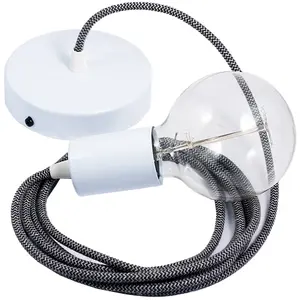 Creative Cables Lampe Suspendue Pendel Rd74 Zigzag 2 M pas cher