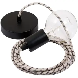 Creative Cables Lampe Suspendue Pendel Rd54 Stripes 2 M pas cher