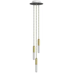Creative Cables Lampe Suspendue P-light Rose-one 3 Falls pas cher