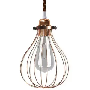 Creative Cables Lampe Suspendue Avec Ampoule Textile Drop 1.2 M pas cher