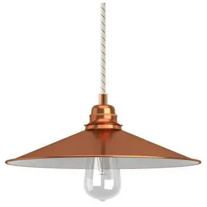 Creative Cables Lampe Suspendue Avec Ampoule Textile Swing Erm43 1.2 MVendu parbricoinn