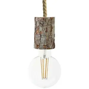 Creative Cables Lampe Suspendue Avec Ampoule Nautical Cable Xl Tree Bark 1.2 M pas cher