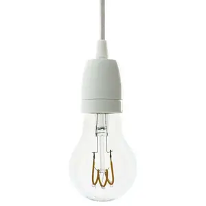 Creative Cables Lampe Suspendue Avec Ampoule Textile And Porcelain 1.2 M pas cher