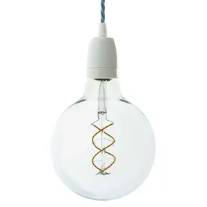 Creative Cables Lampe Suspendue Avec Ampoule Braided Textile Tc53 1.2 M pas cher