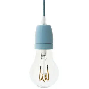 Creative Cables Lampe Suspendue Avec Ampoule Textile And Porcelain 1.2 M pas cher
