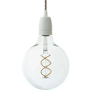 Creative Cables Lampe Suspendue Avec Ampoule Braided Textile Tc43 1.2 M pas cher