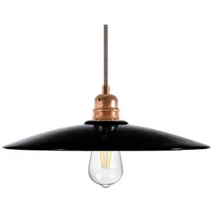 Creative Cables Lampe Suspendue Textile Plate 1.2 M pas cher