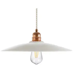 Creative Cables Lampe Suspendue Textile Plate 1.2 M pas cher
